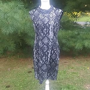 Nine West Amanda Cap Sleeve Ponte Knit Dress